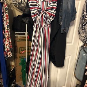 Red white blue jumpsuit